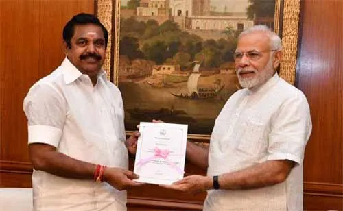 narendra modi - Edappadi K. Palaniswami